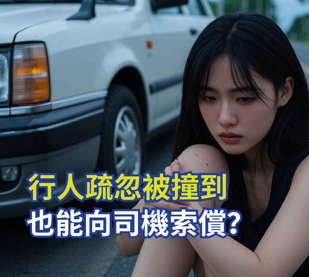 行人疏忽被撞到也能向司機索償?問下「快易賠」就知啦!