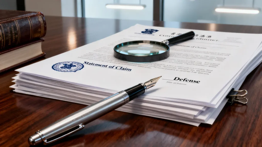 香港訴訟狀全攻略：入稟狀、抗辯書、行政文件範本與撰寫指南