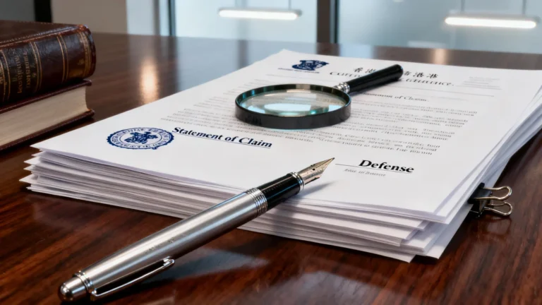 香港訴訟狀全攻略：入稟狀、抗辯書、行政文件範本與撰寫指南