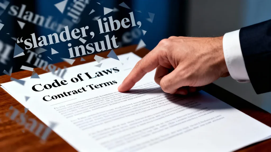 一篇搞懂「誣蔑、詆毀、侮辱罪」：定義、構成要件與法律責任全解析