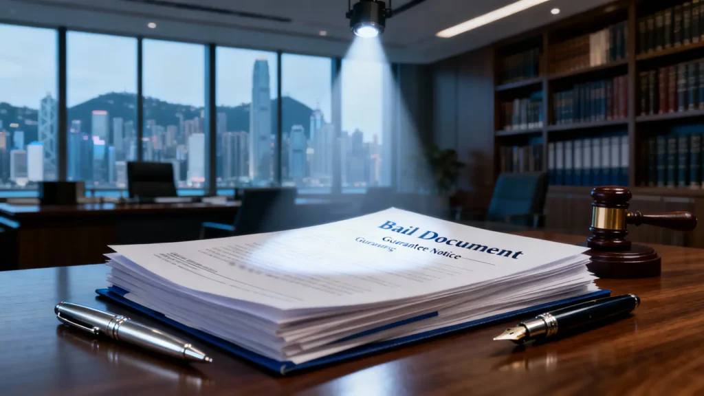 保釋紙,擔保紙,保釋通知書與英文術語全攻略：2026香港法律指南