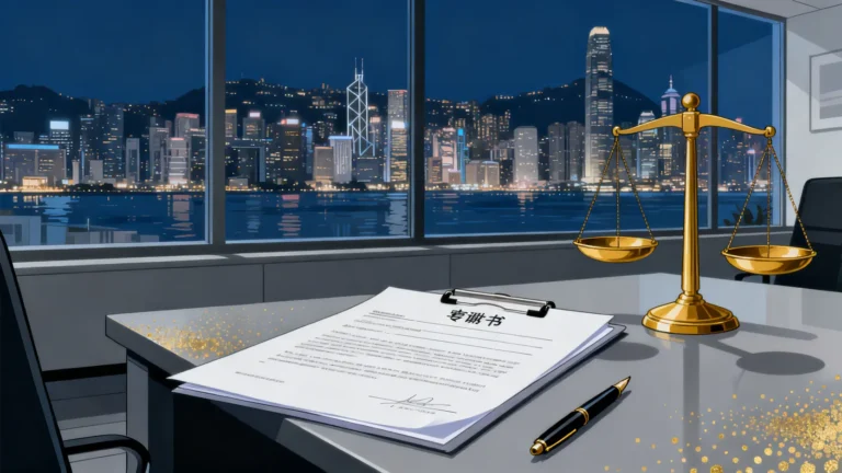 【追討賠償信2026】索償信範本香港懶人包：格式、寫法、律師信費用全攻略