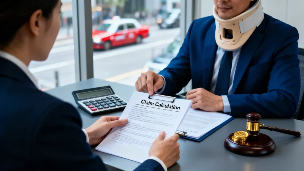 【交通意外頸傷索償2026】車禍頸椎受傷賠償金額點計？律師教你計盡PSLA、收入損失