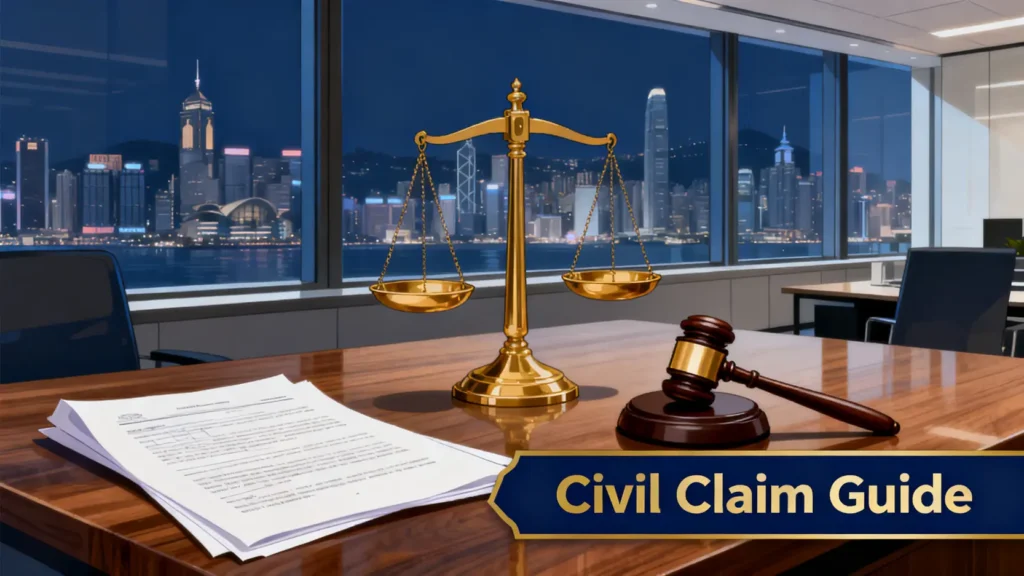 香港民事索償程序全攻略：5步追討賠償、人身傷亡時限及律師費用