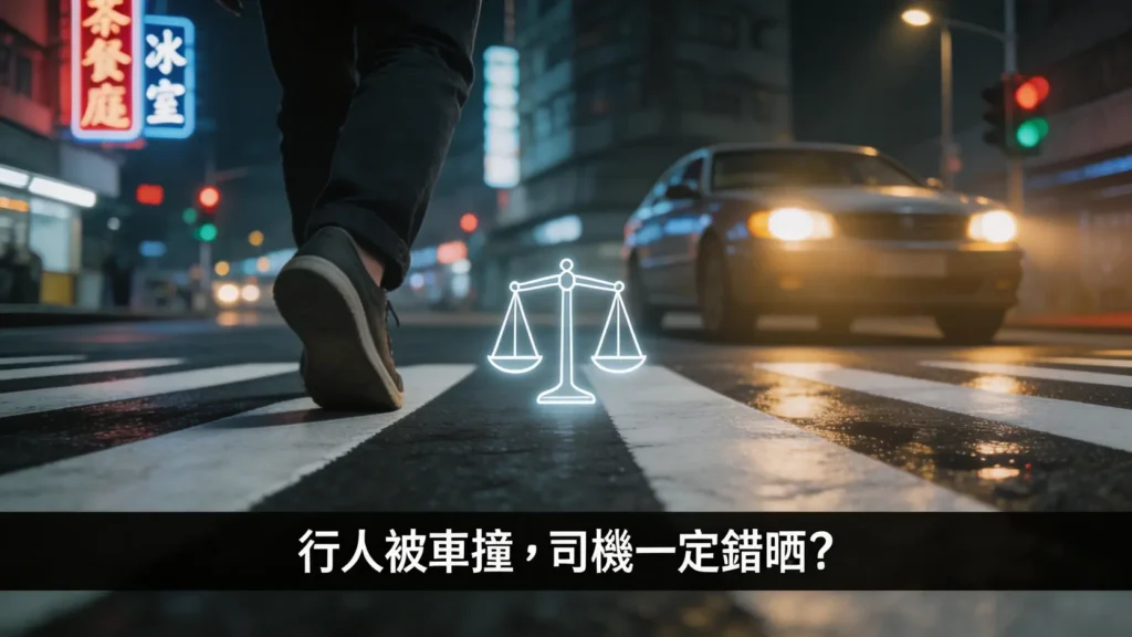 行人被車撞，司機一定錯晒？解構香港行人交通意外賠償與責任