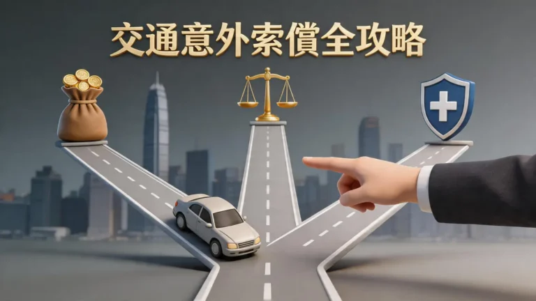 不論過失賠償(TAVAS) vs 民事索償 vs 工傷：交通意外傷亡索償全攻略