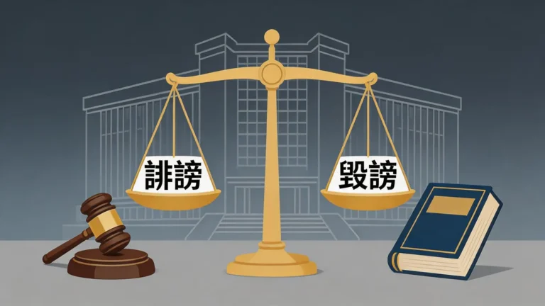 誹謗vs毀謗：香港法律只用「誹謗罪」？律師拆解詞義與法律差異
