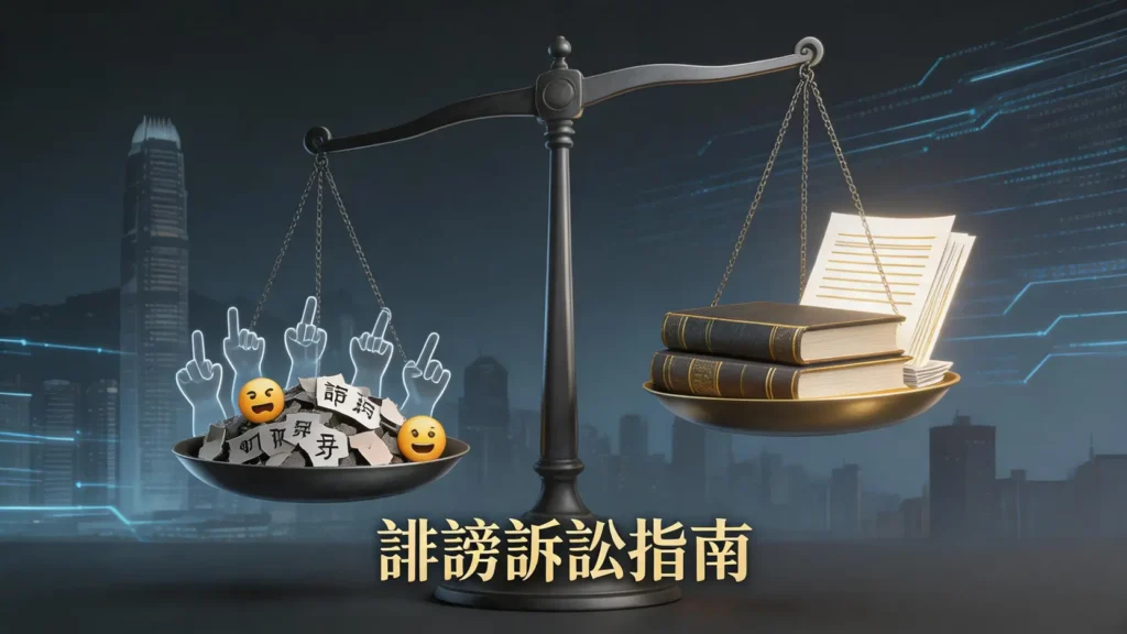 被人誹謗怎麼辦？香港律師教你5步完成告誹謗程序（附證據清單）