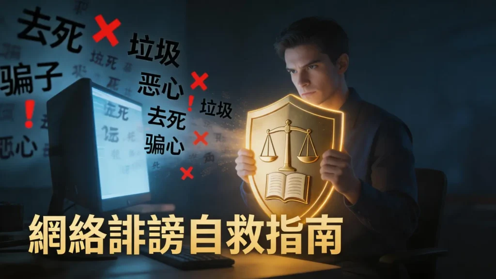 【網絡誹謗自救指南】香港法律如何管？被網暴、抹黑自保必看！